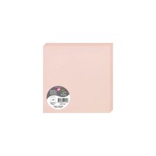 Paquet de 25 cartes pliées Pollen 160x160mm 210g/m2 - Opaline