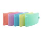 Carpetas semirrígidas - Chromaline pastel Para archivar 125x200 mm y 148x210mm - 2 anillas en O 30 mm - Colores surtidos