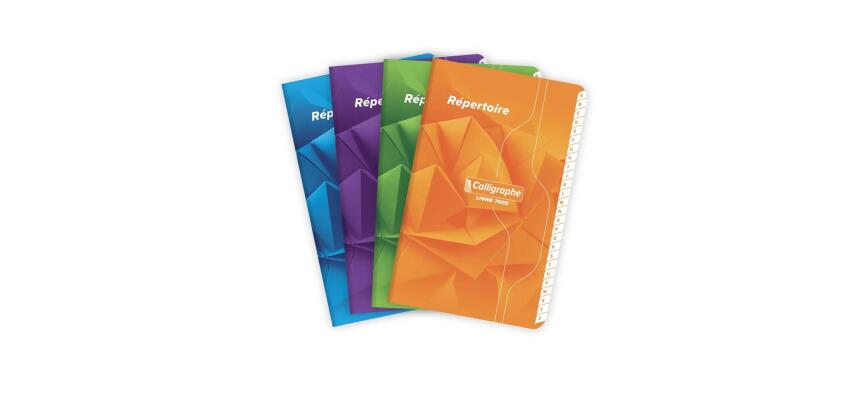 Répertoire piqué 7000 9x14 cm 96 pages petits carreaux 70 g - Assortis