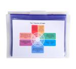 Trieur mural 6 compartiments Crystal - A4 - Cristal