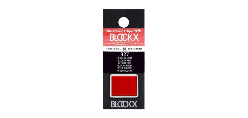 Aquarelle extra-fine demi-godet - Rouge blockx