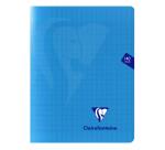 Cahier piqué Mimesys 17x22cm 140 pages grands carreaux couverture polypropylène Couleur aléatoire - Assortis