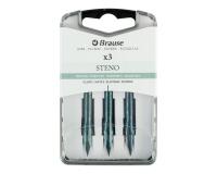 Boîte 3 plumes Sténo