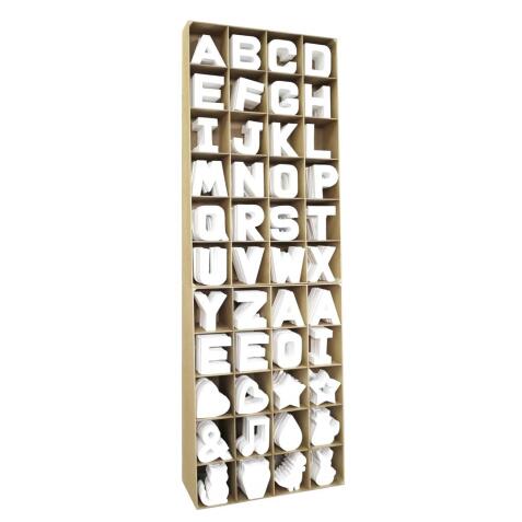 Petit présentoir complet 12cm - Kraft