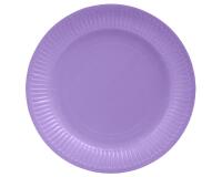 20 Assiettes en carton rondes, 23 cm