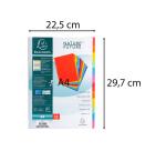 Separadores Cartulina lustrada rígida 5/10º - 400 g/m 2 - Colores surtidos