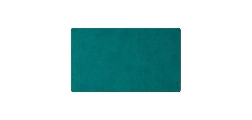 Rhodiarama sous-main souple S (60x35 cm) simili cuir italien - étui kraft - Paon