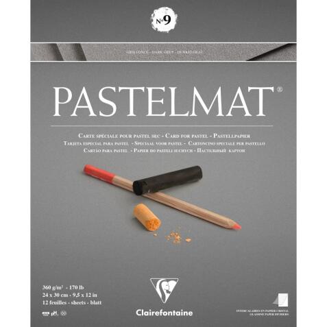 Pastelmat bloc collé 12F 24x30cm 360g n°9