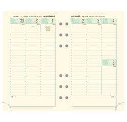 Recharge Exatime 17 Etroit - Semainier Janvier à Décembre 2026