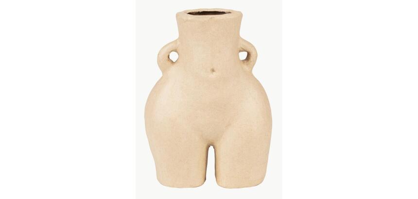 Vase hanches femme 17x12x25cm - Kraft
