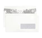 Boite de 500 enveloppes Forever Blanches 100% recyclé DL-110x220mm - Auto-Adhésives - 80g/m2 - Fenêtre Papier Cristal 35x100 (position 20/20) - Blanc