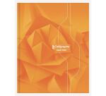 7000, Notitieschrift harde kaft genaaid 17x22cm 96 blad Q5x5 70g. - Geassorteerde kleuren