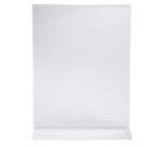 Porte-visuel droit vertical A4 - Cristal