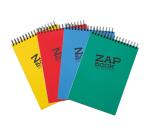 Zap Book bloc spiralé 160F A4 80g - Assortiment mixte
