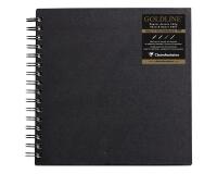 Goldline carnet spiralé 64F 20x20cm 140g - Blanc