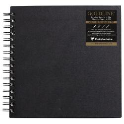 Goldline carnet spiralé 64F 20x20cm 140g - Blanc