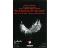 Etival Color bloc collé 20F A4 160g - Noir