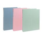 Classeur rigide recyclé 4 anneaux 30mm Autentik - Couleurs assorties