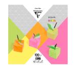 ORIGAMI, Pochette de 100 feuilles 80g/m² au format 20x20cm - Assortiment néon
