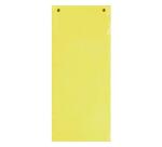 Paquet 100 fiches intercalaires horizontales unies perforées Forever - 105x240mm