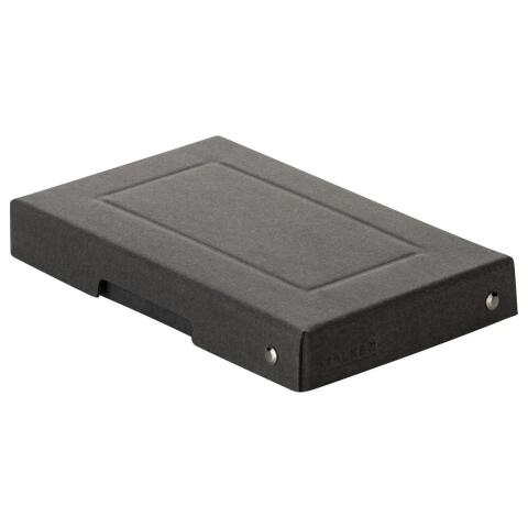 Caja de almacenamiento PureBox Negro de Exacompta A6 12 x 18.5 x 2.5 cm de alto