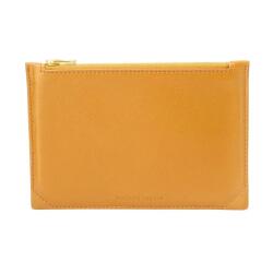 Pochette multifonction en cuir, petit modèle - Ambre