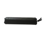 CUIR Trousse SLIM 4x2,5x19,5cm - Noir