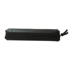 CUIR Trousse SLIM 4x2,5x19,5cm - Noir