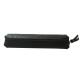 CUIR Trousse SLIM 4x2,5x19,5cm - Noir