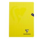 Cahier piqué Mimesys A4 80 pages quadrillé 10x10 + marge couverture polypropylène Couleur aléatoire - Assortis