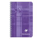 Carnet reliure intégrale 7,5x12cm 100 pages petits carreaux - Assortis