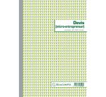 Manifold Devis Micro-entrepreneur 29,7x21cm 50 feuillets dupli autocopiants
