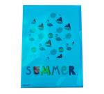 Sachet de 100 pochettes coin polypropylène lisse Premium - A4 - Couleurs assorties