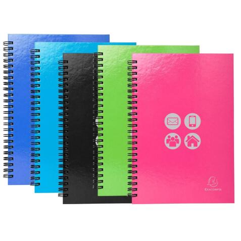 Address Book Iderama Wbound 22x16cm Ast - Assorted colours