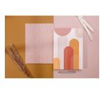 Terracotta, Cahier cousu fil A4 21x29,7 cm, 96 pages, ligné et marge, ass.