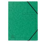 Pack de 5 Chemises à élastique sans rabats carte lustrée 355gm2 - A4 - Couleurs assorties