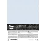 Pastelmat contrecollé 5 feuilles 24x32cm - Bleu clair