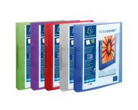 Krea Cover Ring Binder Semi Rigid Cover, PP, 2O Rings 30mm, A4 Maxi - Assorted colours