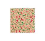 Kraft brut 70g, rl 50x70m Décos de Noël - Multicolore