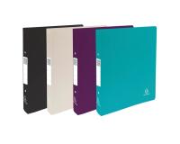 Classeur 2 anneaux 30mm PP recyclé Titane - Couleurs assorties