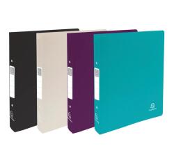 Exacompta Titane Binder, 2 Rings, 30 mm, Recycled PP - Assorted colours