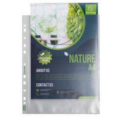 Exacompta Forever Recycled PP Punched Pockets A4+ Pack of 50 - Translucent