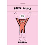 Bloc agrafé Rhodia x Jean Jullien N°11 7,4x10,5 cm 80 feuillets petits carreaux 5x5 80 g/m2 - Make me taller! - New - Make me taller!