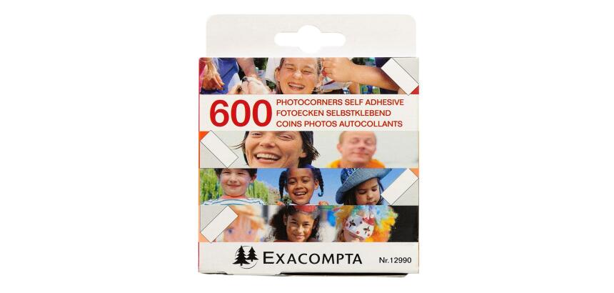 Etuis de 600 coins photos autocollants - Cristal