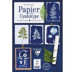 Pochette de 10 feuilles de papier pour Cyanotype au format A4 (21x29 ,7cm) - Blanc
