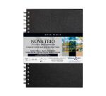 Nova Trio carnet spiralé 50F 17,8x25,4cm 150g - Assortis