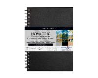 Nova Trio carnet spiralé 50F 17,8x25,4cm 150g - Assortis