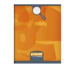 Cahier piqué 8000 CARTE 17x22 cm 32 pages grands carreaux 90 g - Assortis