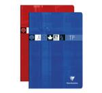 Cahier Travaux Pratiques piqué A4 80 pages petits carreaux + uni Couleur aléatoire - Assortis