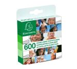 Etuis de 600 autocollants double face - Blanc